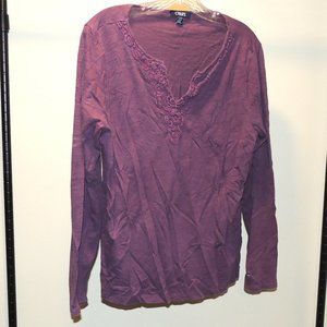 Ladies Long Sleeve ChapsPurple